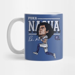 Puka Nacua Los Angeles R Cartoon Mug